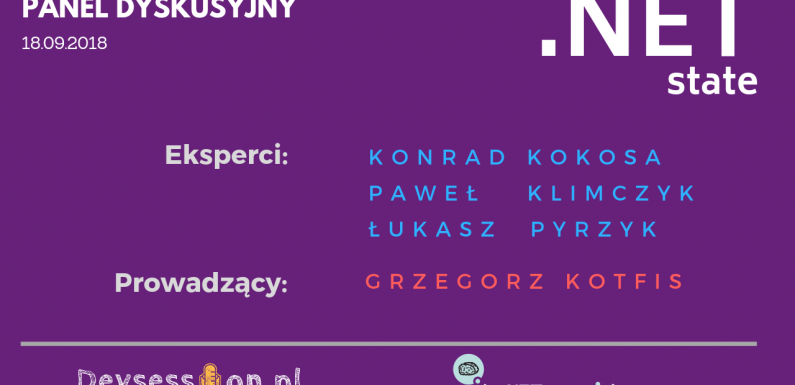 .NET State – panel dyskusyjny .NET Developer Days 2018
